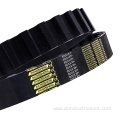 Trapezoidal toothed industrial rubber belt